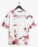 Premium Textured Henley T-Shirt – Steel Grey (120–220 GSM) - Image 3