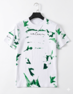 Premium Textured Henley T-Shirt – Steel Grey (120–220 GSM) - Image 2