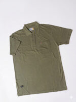 Premium Solid Polo T-Shirt – Olive Green (200–240 GSM)