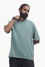 Premium Oversized 100% Cotton t shirt 220GSM to 240GSM slate Blue colour - Image 7