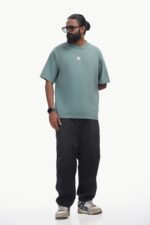 Premium Oversized 100% Cotton t shirt 220GSM to 240GSM slate Blue colour - Image 3