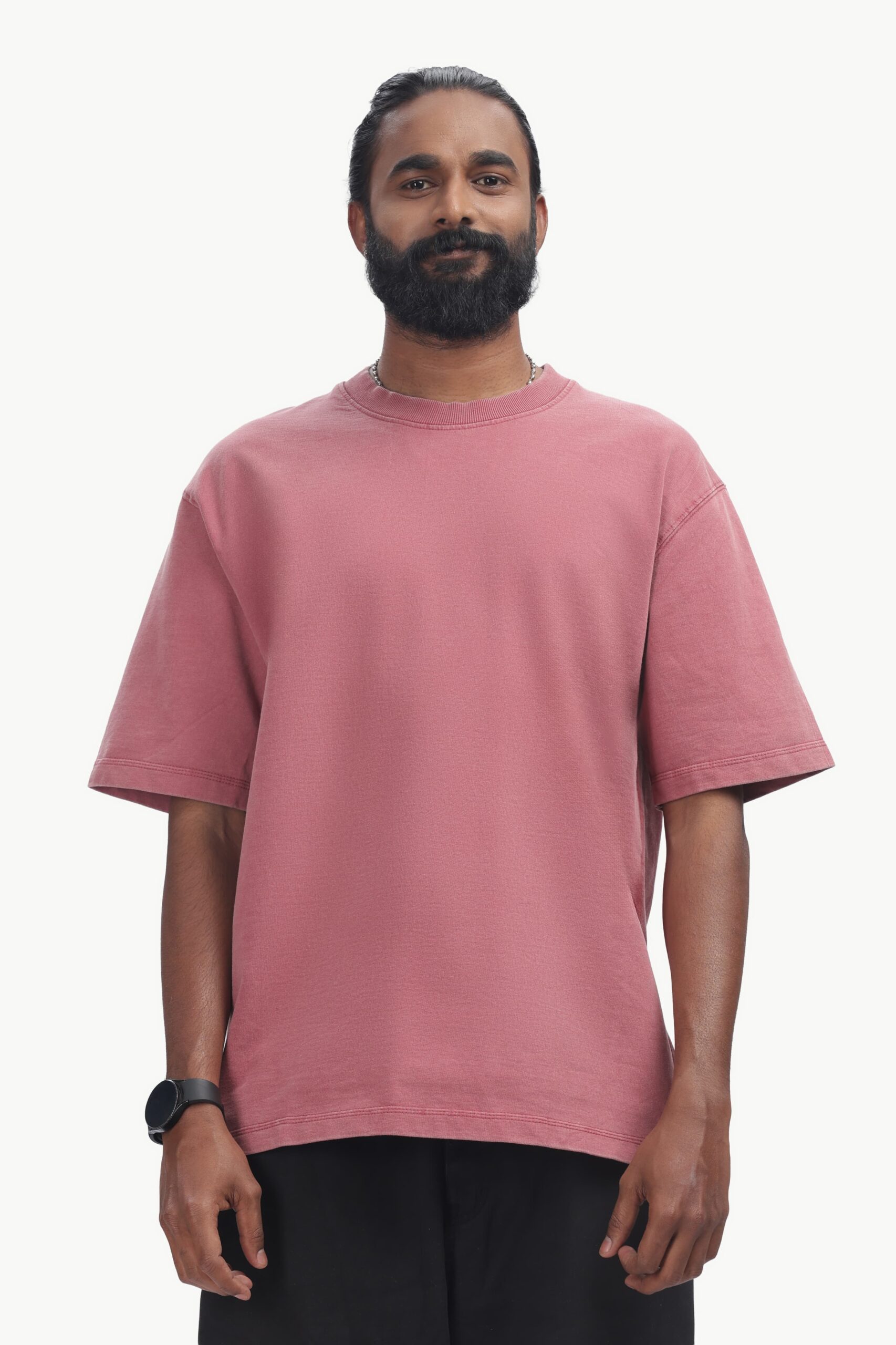 1000323119 Premium Oversized 100% Cotton t shirt 220GSM to 240GSM Lavender colour - Image 1